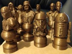 Star Wars Chess Set Revised 3D Printer Model