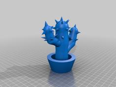 Cactus Fighter 3D Printer Model