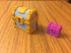 Golden Chest 3D Printer Model