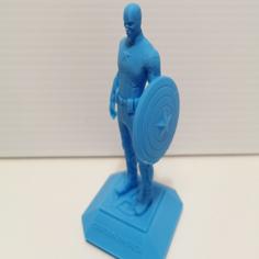 Captain America (printer Friendly) 3D Printer Model