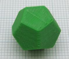 Dodecahedron 3D Printer Model