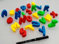 Stringed Letters 3D Printer Model