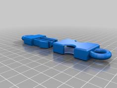 Key-Ring Buckle 3D Printer Model