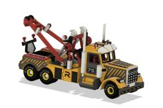 Yellow Classic Towing Truck 3D Printer Model