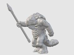 Skahl Tribal Warrior (28mm/32mm Scale) 3D Printer Model