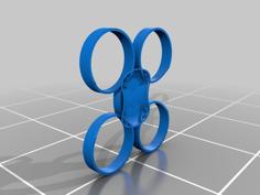 Teal Drone Propeller Cage 3D Printer Model