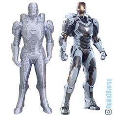 Iron Man Mark 39 Support Free Version 3D Printer Model