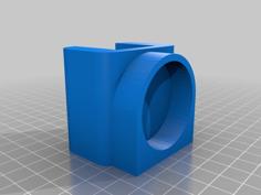 Baby Gate To Square Post Bracket 3D Printer Model