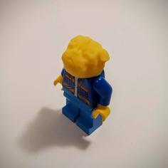 LEGO Minifig Pug Head 3D Printer Model