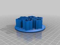 Snowflake Cookie Cutter 3D Printer Model