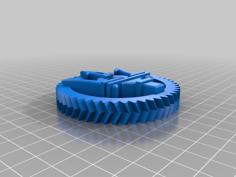 Herringbone Maserati Big Gear For Greg’s Wade Reloaded 3D Printer Model