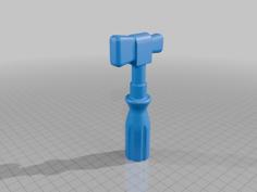 Reflex Hammer Toy 3D Printer Model