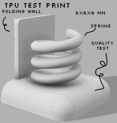 Ultimate TPU/TPE Calibration Print (5MinutePrintTime) 3D Printer Model