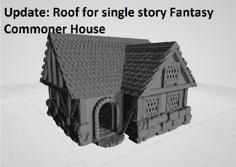 Fantasy Commoner House 3D Printer Model