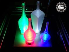 Printable Potions Bottles 3D Printer Model