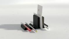 Minimalist Desk Organizer 3D Printer Model