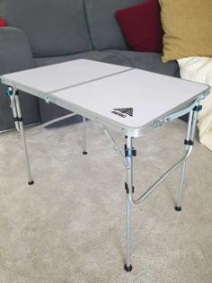 Low Folding Camping Table Extension 3D Printer Model