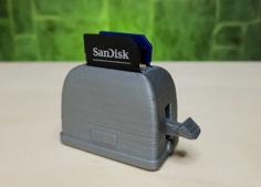 SD Card Toaster Print In Place 3D Printer Model