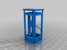 Polish Phone Booth 1:43 3D Printer Model