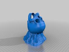 Incense Skull Volcano 3D Printer Model