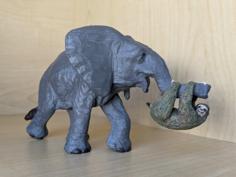 Elephant And Sloth 3D Printer Model