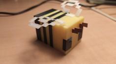 Minecraft Bee 3D Printer Model