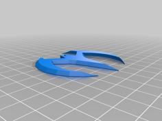 Batman Beyond Batarang 1.0 3D Printer Model