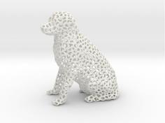 Labrador Retriever Dog Voronoi 3D Printer Model