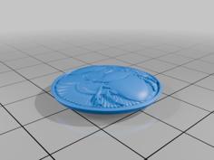 EGYPT SHIELD FOR TABLETOP MINIATURES (32MM SCALE) 3D Printer Model