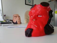 HELLBOY MASK FILAFLEX 3D Printer Model