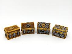 Treasure Chests For Gloomhaven 3D Printer Model