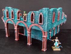 Gothic Ruined House (28 Mm/Heroic) 3D Printer Model