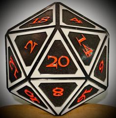 D20 Wall Art 3D Printer Model