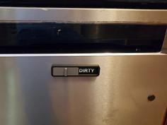 Clean/Dirty Sign For Dishwasher – UPDATED 2/28/2022 3D Printer Model