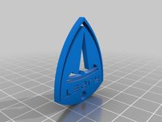 Tesla Key Chain 3D Printer Model