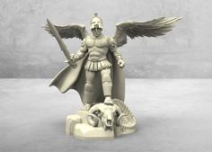 Archangel Michael – 28mm Miniature 3D Printer Model