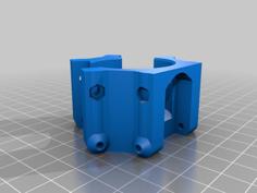 The Holder(cradle) Effector For Clay 3D Printer Delta 3D Printer (K280 Etc.) 3D Printer Model