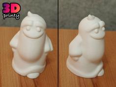 Mini Ghost – Sculptember Model #1 3D Printer Model