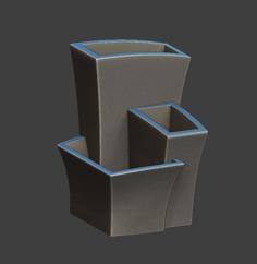 3 Tier Planter 3D Printer Model