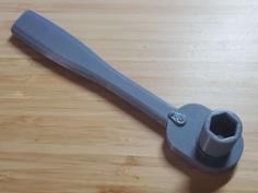 Self-Orienting Ratchet Socket Wrench 3D Printer Model