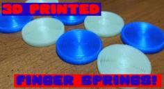 Finger Springs 3D Printer Model