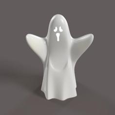 Tealight Ghost Decoration 3D Printer Model