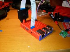 Raspberry Pi B+ / 2 / 3 / 3B+ Case With Cutouts For CAM/GPIO And Optional Camera Mount 3D Printer Model