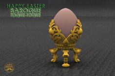 BAROQUE ToqueToque -EggCup Dandy Style- 3D Printer Model