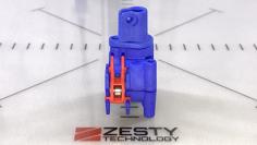 Mockup Of The Zesty Nimble V1: Lightweight Direct Drive Extruder 3D Printer Model