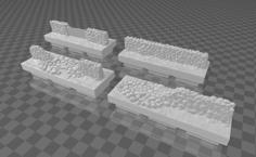 Basic Graveyard Stonewall (Dragon Blocks Compatible) 3D Printer Model