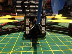 Martian II RX, VTX, LED, And Antenna Mount. 3D Printer Model