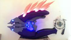 Halo 4 Needler Prop Weapon With .SLT Files 3D Printer Model