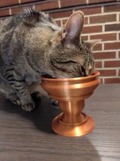 Modular Classical Kitty Bowl 3D Printer Model