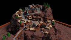 Skyend Village 3D Printer Model